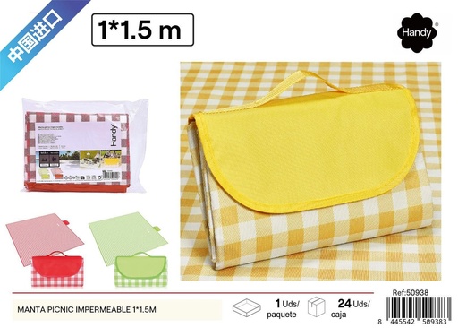 [50938] Manta de picnic impermeable 1x1.5m para exteriores