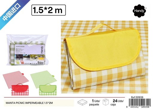 [50939] Manta de picnic impermeable 1.5x2 m - Productos de verano