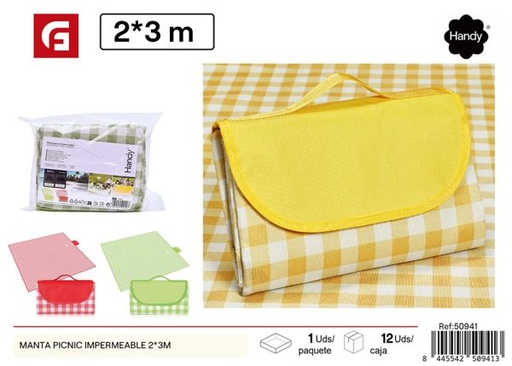 [50941] Manta de picnic impermeable 2x3m para exteriores