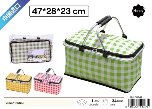 [50947] Cesta de picnic - Accesorios para el verano