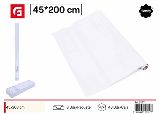 [51157] Papel adhesivo decorativo 0.45x2m para paredes