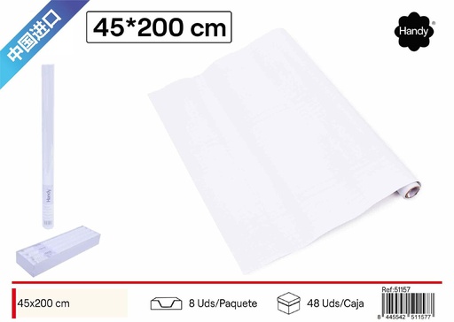 [51157] Papel adhesivo decorativo 0.45x2m para paredes