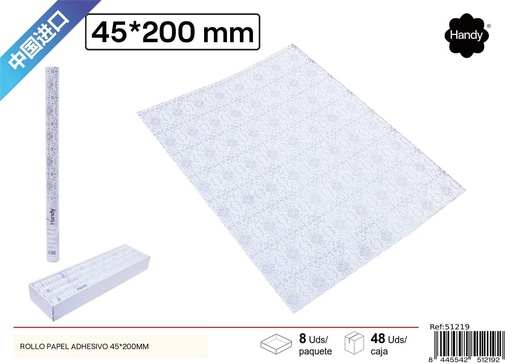 [51219] Papel adhesivo decorativo 45x200cm pared