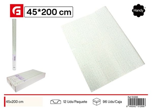 [51295] Papel de decoración de pared 0.45x2m para hogar