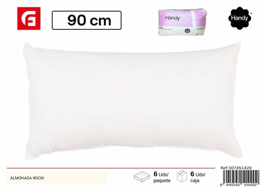 [307451420] Almohada larga 90cm para cama y descanso