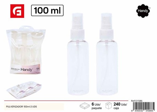 [51586] Pulverizador 100ml 2 uds para limpieza