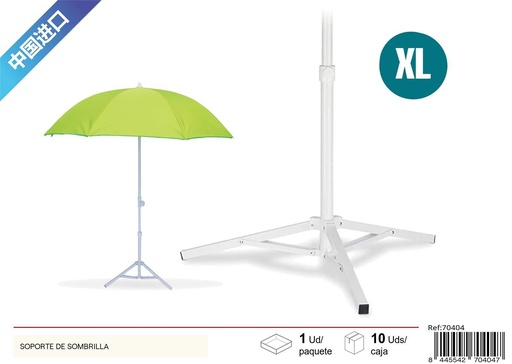 [70404] Soporte de sombrilla de trípode - Accesorios de verano