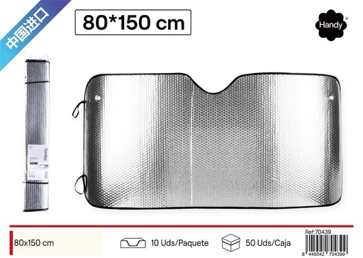 [70439] Parasol de coche 80x150cm - Accesorios para coche 