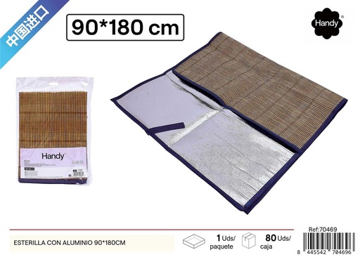 [70469] Esterilla de playa con aluminio 90*180 cm - Accesorios de verano