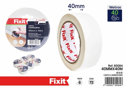 [80084] Cinta de carrocero 40 mm x 40 m - Cintas adhesives