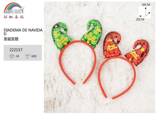 [222157] Diadema de Navidad para fiestas y disfraces