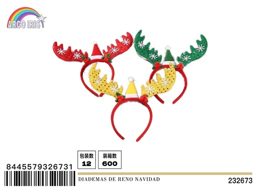 [232673] Diadema de reno para Navidad