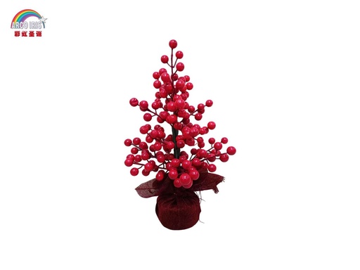 [236795] Árbol de fruto rojo 30cm para Navidad