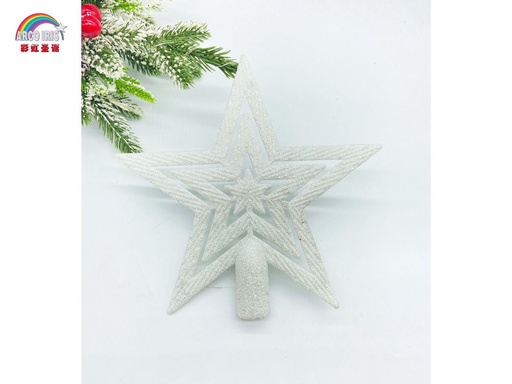 [236821] Decoración estrella para árbol de Navidad 18x19cm