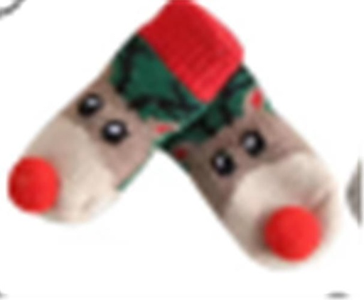 [242199] Calcetines de reno talla S para fiestas navideñas