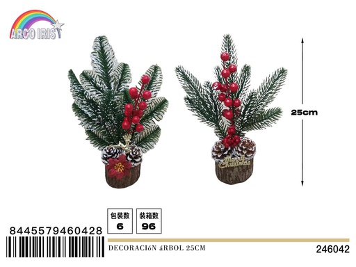 [246042] Árbol decorativo de Navidad 25cm