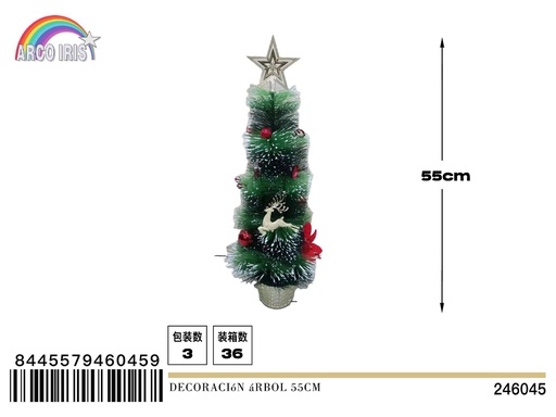 [246045] Decoración árbol pequeño 55cm para Navidad