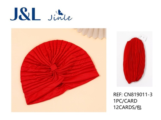 [CN819011-3] Turbante de pelo rojo para disfraces y moda