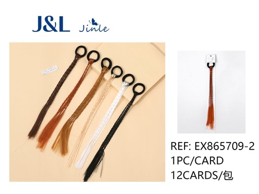 [EX865709-2] Extensiones de cabello trenzado 4 unidades para peinados