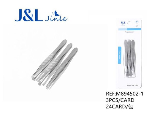 [M894502-1] Set de pinzas para cejas 3pcs