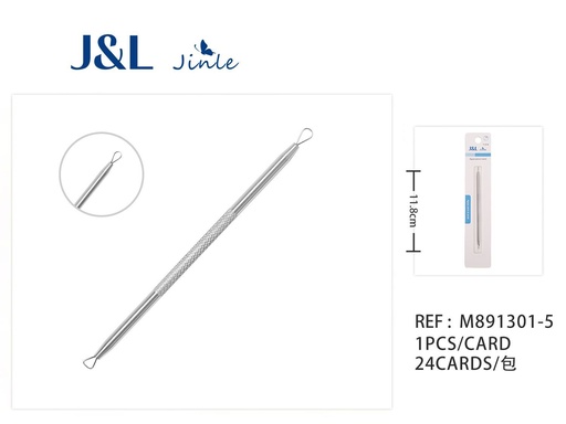 [M891301-5] Removedor de espinillas 11.8cm de acero inoxidable