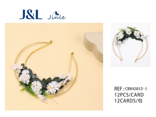 [CR845012-1] Diadema con flores para mujer