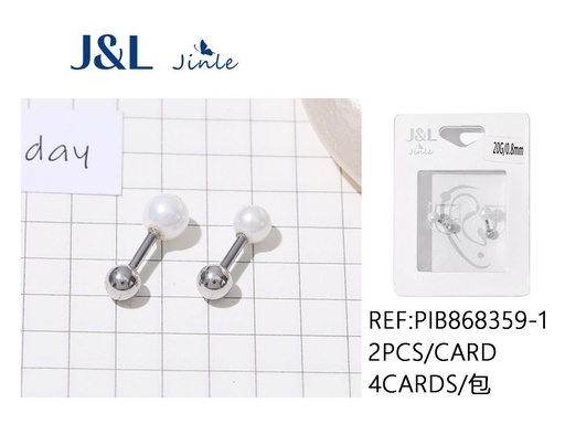 [PIB868359-1] Pendientes de acero inoxidable 2pcs para joyería y moda