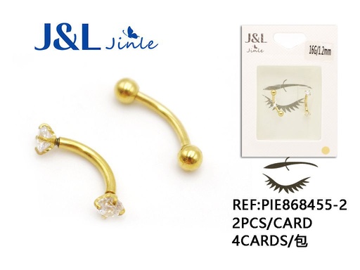 [PIE868455-2] Piercing de ceja para joyería