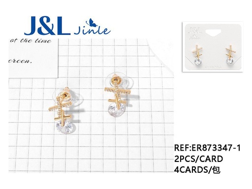 [ER873347-1] Pendientes 2pcs para bisutería y joyería