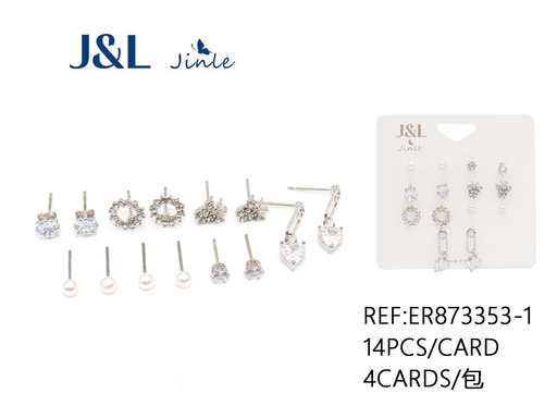 [ER873353-1] Pendientes 14pcs, accesorios de bisutería y joyería