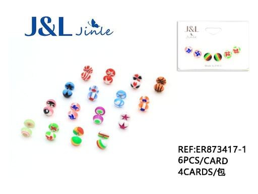 [ER873417-1] Pendientes de 6pcs