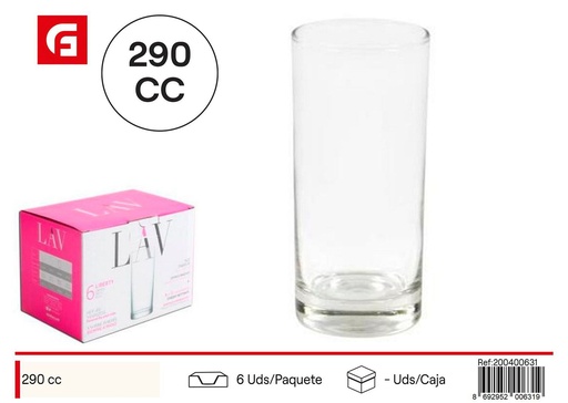 [200400631] Vaso de agua Liberty 290 cc - Vidrio y cerámica