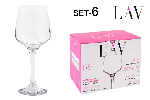 [200405209] Copa de vino de 295cc LAL - Cristalería