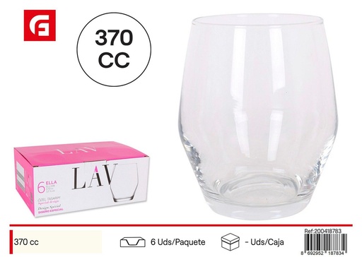 [200418783] Vaso 370cc Ella - Vasos de vidrio y cerámica