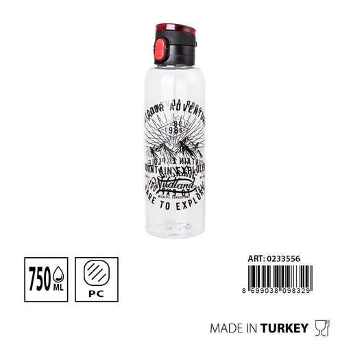 [0233556] Botella plástica sport 750 cc - Botellas para deportes
