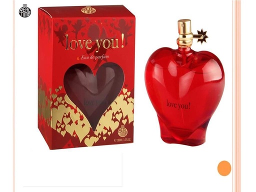 [P2750128] Perfume Real Time Love You Red EDP para Mujer 100ml - Fragancia femenina vibrante
