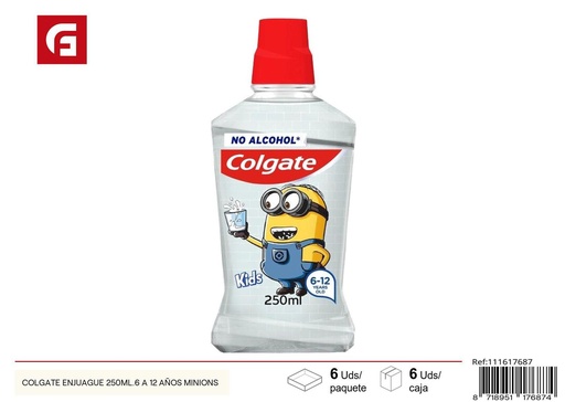[111617687] Enjuague bucal Colgate 250ml 6 a 12 años - Cuidado personal