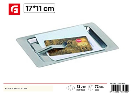 [142168924] Bandeja bar con clip - Utensilios de cocina