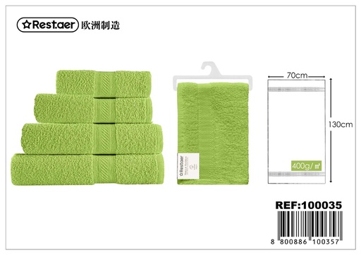 [100035] Toalla verde 70x130cm 400g