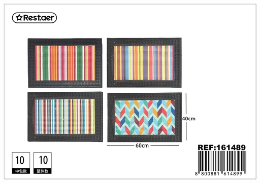 [161489] Felpudo goma tricolor - Decoración de entrada