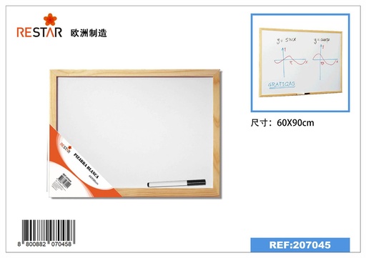 [207045] Pizarra blanca 60x90cm