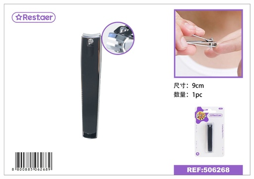 [506268] Cortauñas spray negro grande 9 cm - Accesorios de belleza