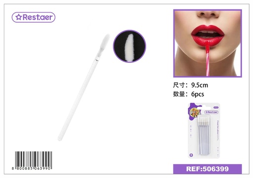 [506399] Pincel para labios 6pcs - Accesorios de belleza
