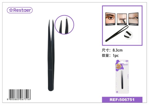 [506751] Pinza de precisión 10cm para belleza y maquillaje