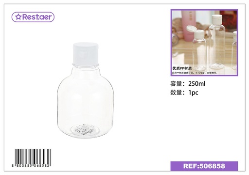 [506858] Botella con tapa 250ml para belleza