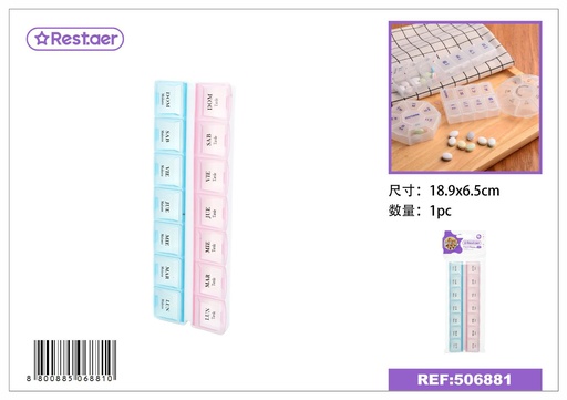 [506881] Pastillero 6.5x19.3cm - Accesorios de belleza