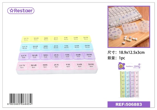 [506883] Pastillero 12*9*3 cm - Accesorios de belleza