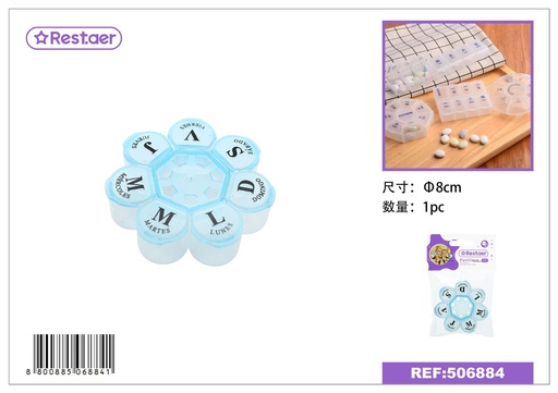 [506884] Pastillero de 8 cm - Accesorios de belleza y cuidado personal