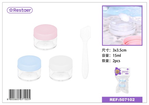 [507102] Tarro 15ml para cremas y productos cosméticos