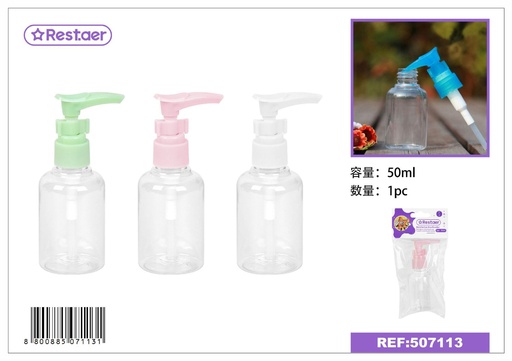 [507113] Botella dispensadora 50ml - Accesorios de belleza